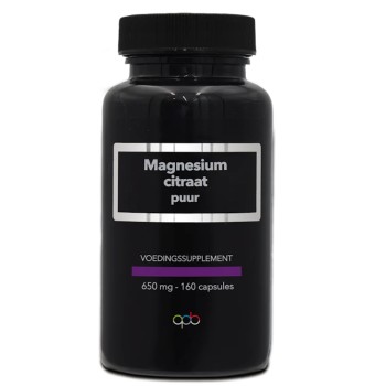 Magnesium Citraat 160 caps. 650mg puur