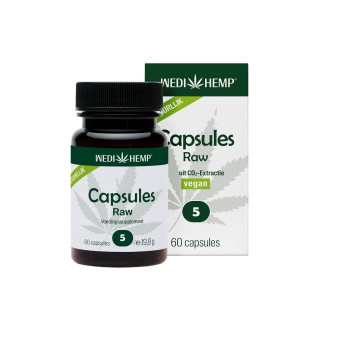 Wedihemp hennepextract RAW capsules 5%