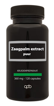 Zaagpalm extract capsules